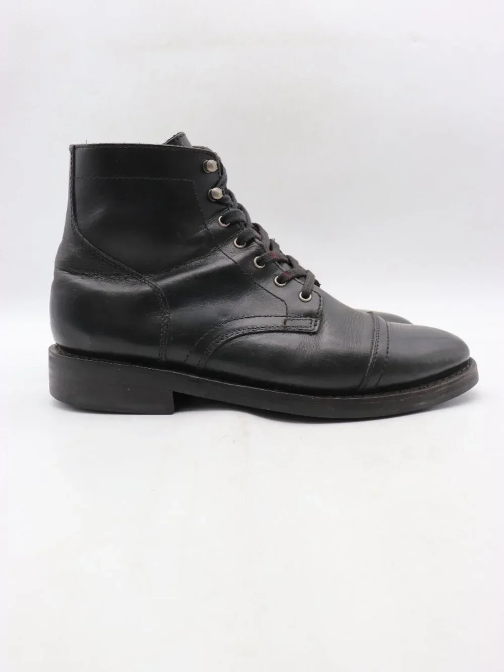 Thursday Everyday Captain Men's Size 10 Shoes Black Leather Comfort Chukka Boots